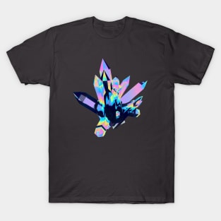 Violet Holographic Crystals T-Shirt